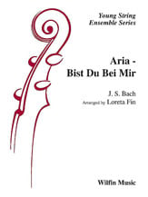 Aria Bist du Bei Mir Orchestra sheet music cover